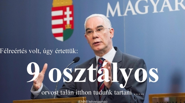 Állásfoglalás a kilencosztályos iskolára vonatkozó kormányjavaslatról